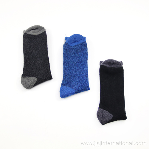 high quality Simple style fleece socks